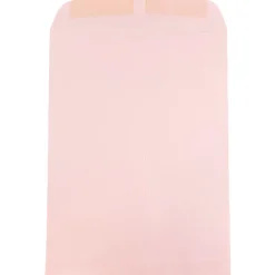 Outlet JAM Paper 6" x 9" Open End Catalog Envelopes, Baby Pink, 10/Pack (51285797B)