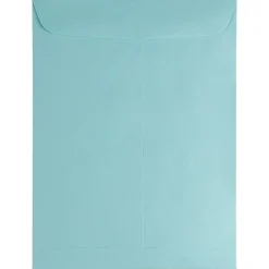 JAM Paper 9" x 12" Open End Catalog Envelopes, Aqua Blue, 10/Pack (31287530C)