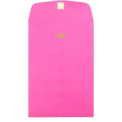 New JAM Paper 6" x 9" Open End Catalog Colored Envelopes with Clasp Closure, Ultra Fuchsia Pink, 10/Pack (900909024B)