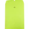 Online JAM Paper 10" x 13" Open End Catalog Colored Envelopes with Clasp Closure, Ultra Lime Green, 10/Pack (V0128186B)