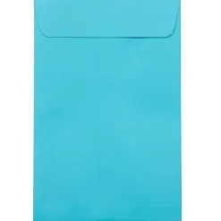 Hot JAM Paper 6 x 9 Open End Envelopes, Pool Blue, 500 Pack (1644-102-500)