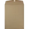 Outlet JAM Paper 10 x 13 Open End Kraft Catalog Envelopes with Clasp Closure, Brown Kraft Paper Bag, 50/Pack (563120854i)