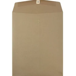 Outlet JAM Paper 10 x 13 Open End Kraft Catalog Envelopes with Clasp Closure, Brown Kraft Paper Bag, 50/Pack (563120854i)