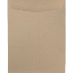 New JAM Paper 9 x 12 Open End Kraft Catalog Envelopes, Brown Kraft Paper Bag, 50/Pack (6315446i)