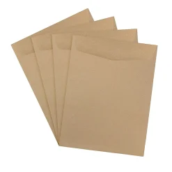 New JAM Paper 9 x 12 Open End Kraft Catalog Envelopes, Brown Kraft Paper Bag, 50/Pack (6315446i)