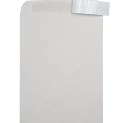 Discount JAM Paper 10 x 13 Open End Recycled Envelopes with Peel and Seal Closure, Light Grey, 50/pack (284317030B)