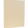 Card Stock*JAM Paper 8.5" x 11" Parchment Cardstock, 65lb, Natural, 100/pack (171116G)