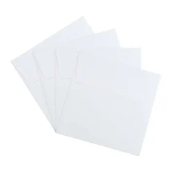 Outlet JAM Paper 5.5 x 5.5 Square Invitation Envelopes, White, 50/Pack (28415I)
