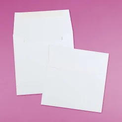 Outlet JAM Paper 5.5 x 5.5 Square Invitation Envelopes, White, 50/Pack (28415I)