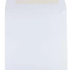 Sale JAM Paper 8.5 x 8.5 Square Invitation Envelopes, White, 25/Pack (4231)
