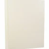 Card Stock*JAM Paper 8.5" x 11" Strathmore Cardstock, 88lb, Natural White Linen, 100/pack (144010G)