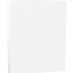 Card Stock*JAM Paper 8.5" x 11" Vellum Bristol Index Cardstock, 110lb, White, 250/pack (169855B)