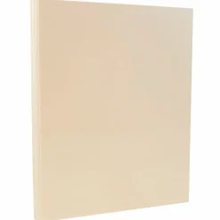 Card Stock*JAM Paper 8.5" x 11" Vellum Bristol Index Cardstock, 110lb, Ivory, 100/pack (169851G)