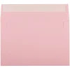 Best JAM Paper A9 Colored Invitation Envelopes with Peel & Seal Closure, 5 3/4" x 8 3/4", Light Pink, 100/Pack