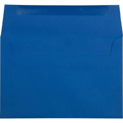 JAM Paper A9 Invitation Envelope 5 3/4" x 8 3/4", Presidential Blue, 25/Pack (563916910)