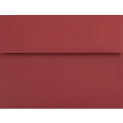 New JAM Paper A7 Invitation Envelopes, 5.25 x 7.25, Dark Red, 25/Pack (31511307)