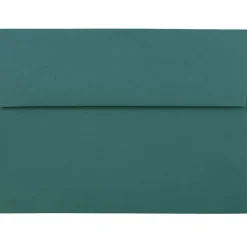 Discount JAM Paper A7 Invitation Envelopes, 5.25 x 7.25, Teal, 25/Pack (21517152)