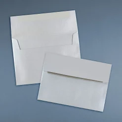 Online JAM Paper A7 Metallic Invitation Envelopes, 5.25 x 7.25, Stardream Silver, 50/Pack (GCST709I)