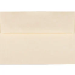 New JAM Paper A7 Parchment Invitation Envelopes, 5.25 x 7.25, Natural Recycled, 25/Pack (35394)
