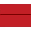 Hot JAM Paper A7 Self Seal Invitation Envelopes, 5 1/4" x 7 1/4", Ruby Red, 50/Pack (4980-204-50)