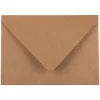 Best JAM Paper ® A6 V-Flap Invitation Envelopes, 4.75 x 6.5, Brown Kraft Paper Bag, 25/Pack (63134660)