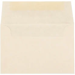 Sale JAM Paper 4Bar A1 Parchment Invitation Envelopes, 3.625 x 5.125, Natural Recycled, 25/Pack (900795107)