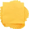 JAM Paper Beverage Napkin, 2-ply, Yellow, 50 Napkins/Pack (255621944)