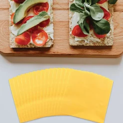 JAM Paper Beverage Napkin, 2-ply, Yellow, 50 Napkins/Pack (255621944)