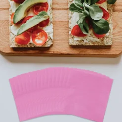 JAM Paper Beverage Napkin, 2-ply, Fuchsia Pink, 50 Napkins/Pack (255621947)