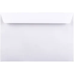 Hot JAM Paper Booklet Commercial Envelopes, 6" x 9", White, 50/Pack (4238i)