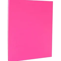 Card Stock*JAM Paper Bright Hue 65 lb. Cardstock Paper, 8.5" x 11", Ultra Fuchsia, 50 Sheets/Pack (184851)