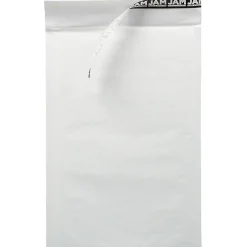 Clearance JAM Paper Bubble Lite Padded Mailers, Size 3, 8 1/2" x 13", White Kraft, 25/Pack (MOOP517I)