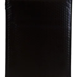 JAM Paper Bubble Padded Mailers with Peel and Seal Closure, 10" x 13", Black Matte, 12/Pack (V0140117)