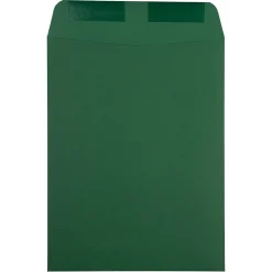 Clearance JAM Paper Catalog Envelope 9" x 12", Dark Green, 50/Pack (31287529i)