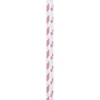 JAM Paper ® Color Paper Straws, 7 3/4 x 1/4, Pink Stripes and Dots, 24/Pack (52662006970)