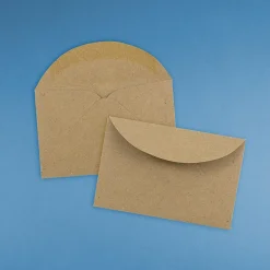 Clearance JAM Paper 3Drug Mini Recycled Kraft Envelopes, 2.3125 x 3.625, Brown Kraft Paper Bag, 100/Pack (5207691A)
