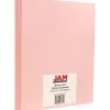 Card Stock*JAM Paper Extra Heavyweight 130 lb. Cardstock Paper, 8.5" x 11", Baby Pink, 25 Sheets/Pack (296231639)