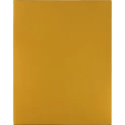Pocket Folders|JAM Paper Glossy 3-Hole Punched 2 Pocket Cardstock Presentation Folder, , 100/Box (385GGOB) Gold