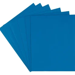 Pocket Folders|JAM Paper Glossy 2-Pocket Portfolio Folder, , 6/Pack (385Gbua) Blue