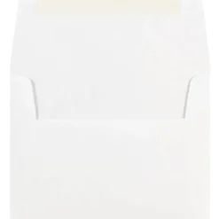 Online JAM Paper Gummed A7 Invitation Envelopes, 5 1/4" x 7 1/4", White, 50/Pack (73767I)