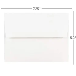Online JAM Paper Gummed A7 Invitation Envelopes, 5 1/4