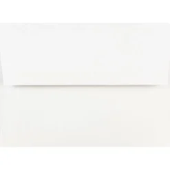 Clearance JAM Paper Gummed A7 Invitation Envelopes, 5 1/4" x 7 1/4", White, 25/Pack (73767)