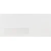 Clearance JAM Paper Gummed Window #10 Business Envelopes, 4 1/8" x 9 1/2", Smooth White, 500/Box (1633173C)
