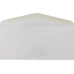 Clearance JAM Paper Gummed Window #10 Business Envelopes, 4 1/8
