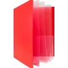 Pocket Folders|JAM Paper Heavy Duty 10-Pocket Plastic Folder Organizer, Red, 2/Pack (389MP10REJ)
