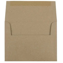 Outlet JAM Paper Kraft A2 Invitation Envelopes, 4.375 x 5.75, Brown Kraft Paper Bag, 50/Pack (LEKR600I)