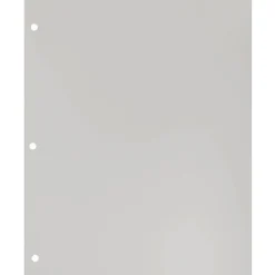 Pocket Folders|JAM Paper Laminated Glossy 3 Hole Punch Two-Pocket Folders, Silver, 50/Box (385GHPSIC)