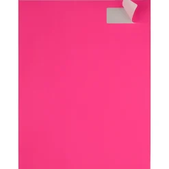 New JAM Paper Laser/Inkjet Address Labels, 1 x 2 5/8, , 30 Labels/Sheet, 4 Sheets/Pack (354328011) Neon Pink