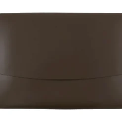 Leather Portfolio Case with Snap Closure, Brown, 12/Carton (2233317451B)<JAM Paper Online