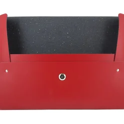 Leather Portfolio Case with Snap Closure, Red, 12/Carton (2233317453B)<JAM Paper Best